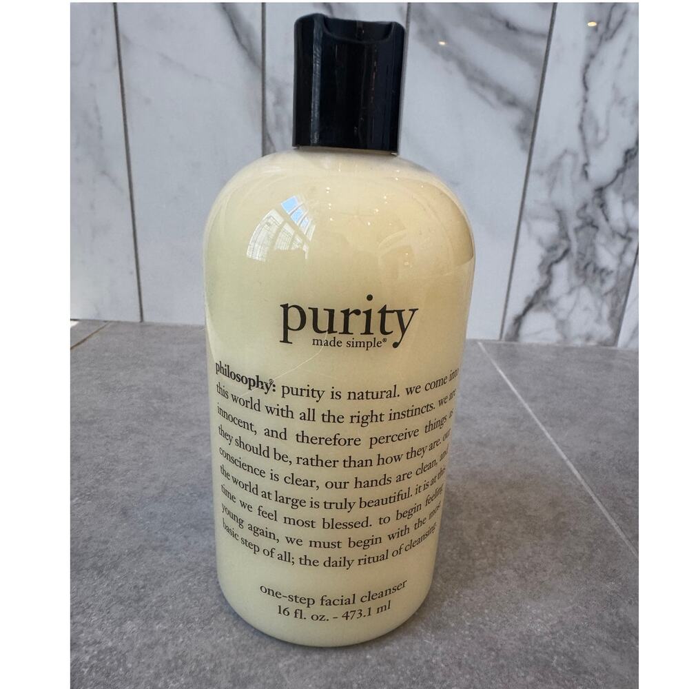Pphilosophy Purity One Step Facial Cleanser 16 oz bottle NEW - Picture 2 of 4